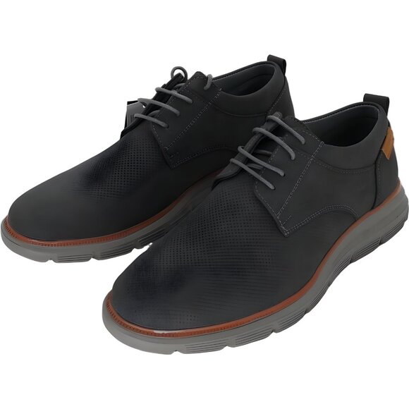 Aston Marc Eglon Oxford Casual Dress Grey Men's US 9M - Picture 2 of 6